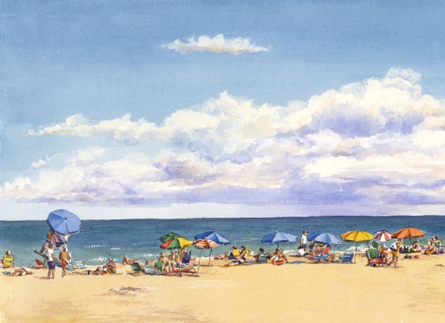Clouds & Umbrellas